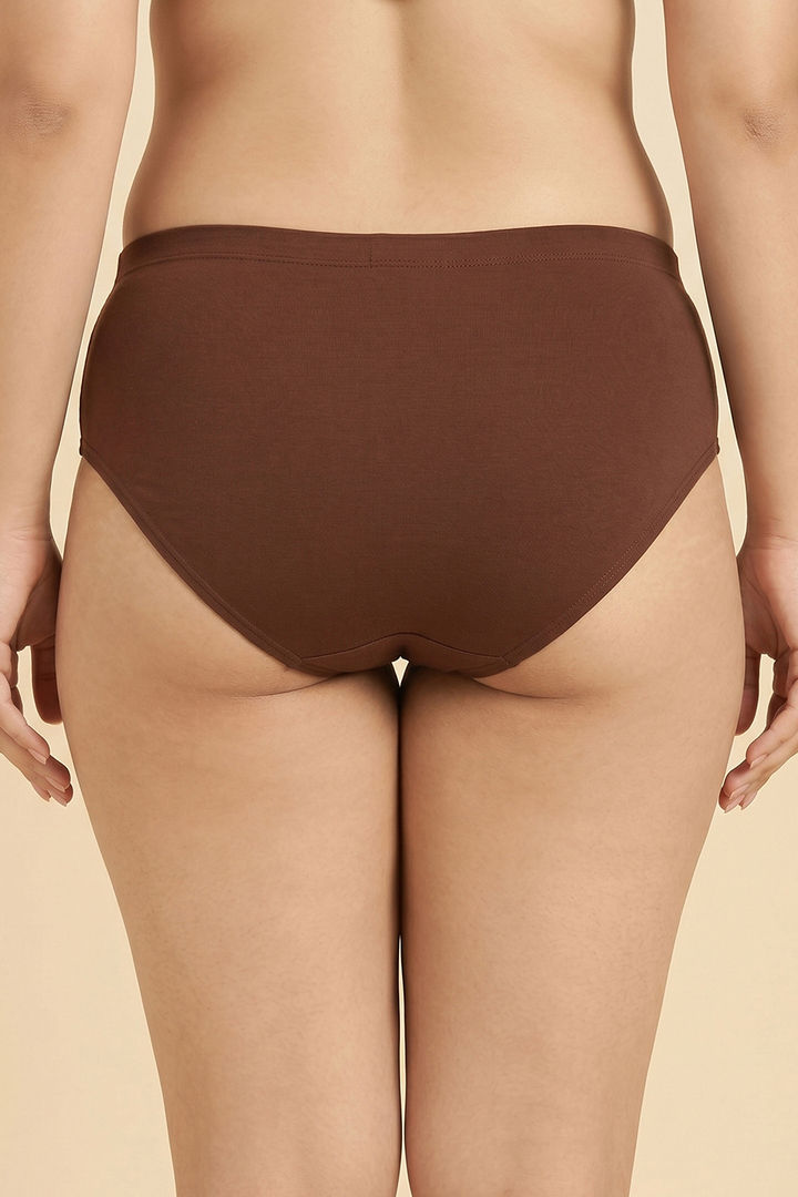 Zivame Medium Rise Full Coverage Hipster Panty (Pack of 2) - Multicolor — image 7